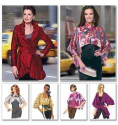 5714 EZ LOOSE VARIETY JACKET  LENGTHS, BELT PATTERN 4-14, 16-26